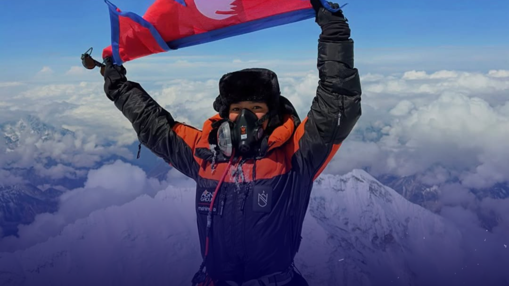 कविता नेपालीको साहसिक यात्रा डकुमेन्ट्रीमा: सगरमाथा र ल्होत्से २४ घण्टामा आरोहण