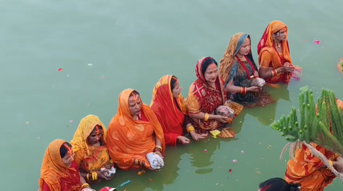 भोलि उदाउँदो सूर्यलाई अर्घ दिएपछि चैती छठ पर्व सम्पन्न हुने