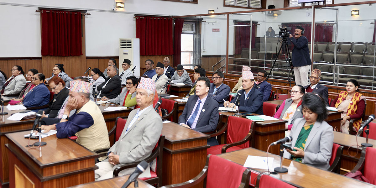 राष्ट्रियसभामा आदिवासी जनजाति आयोगको वार्षिक प्रतिवेदन पेस, पूर्वसदस्य भट्टराईप्रति शोक प्रस्ताव पारित